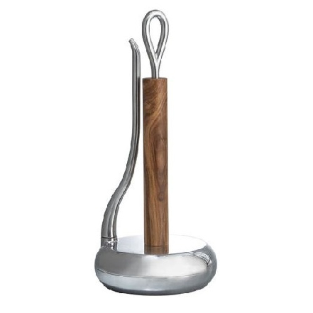 Nambe Loop Paper Tower Holder
